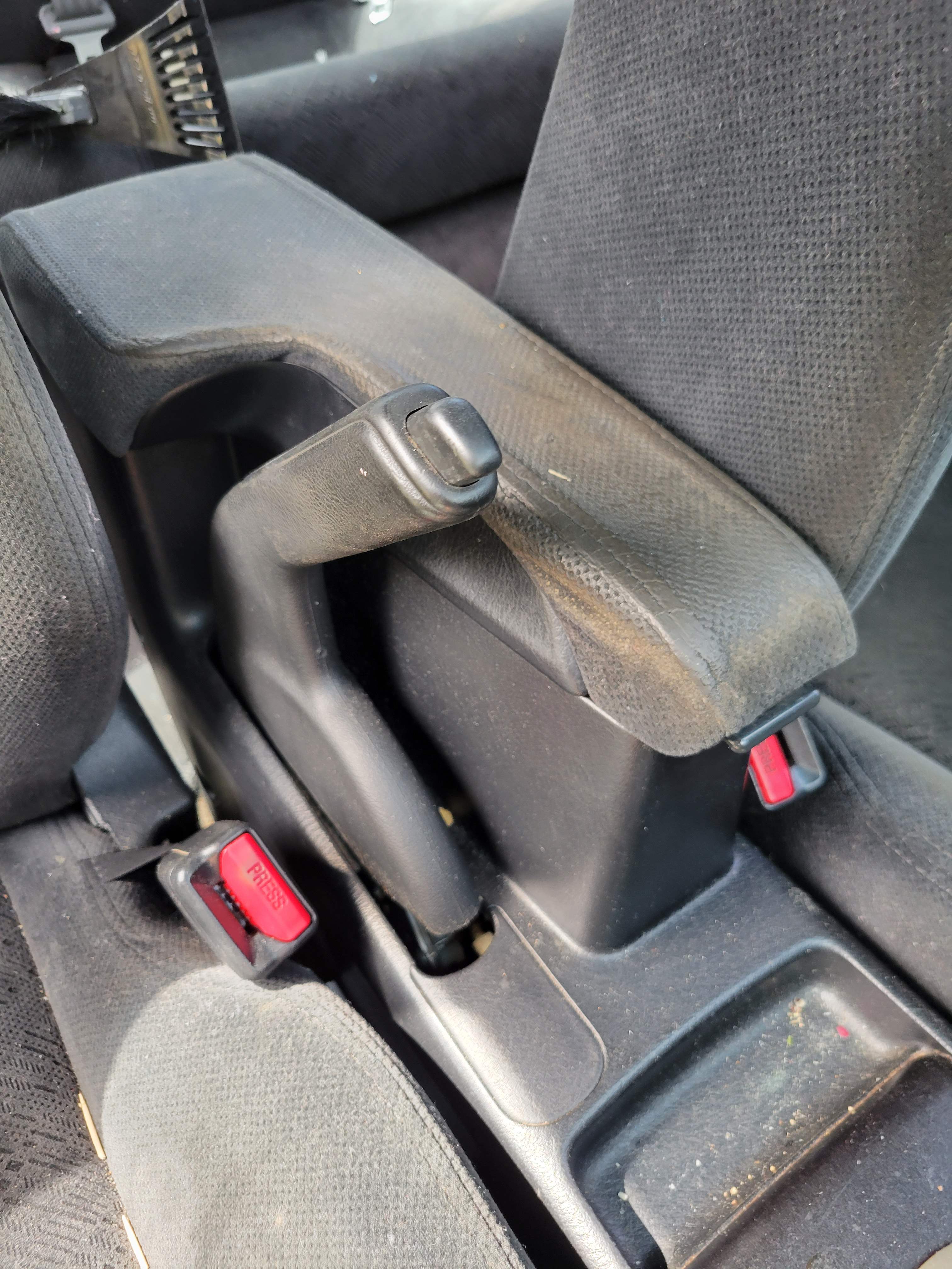 Interior Deep Clean - Center Console - Before