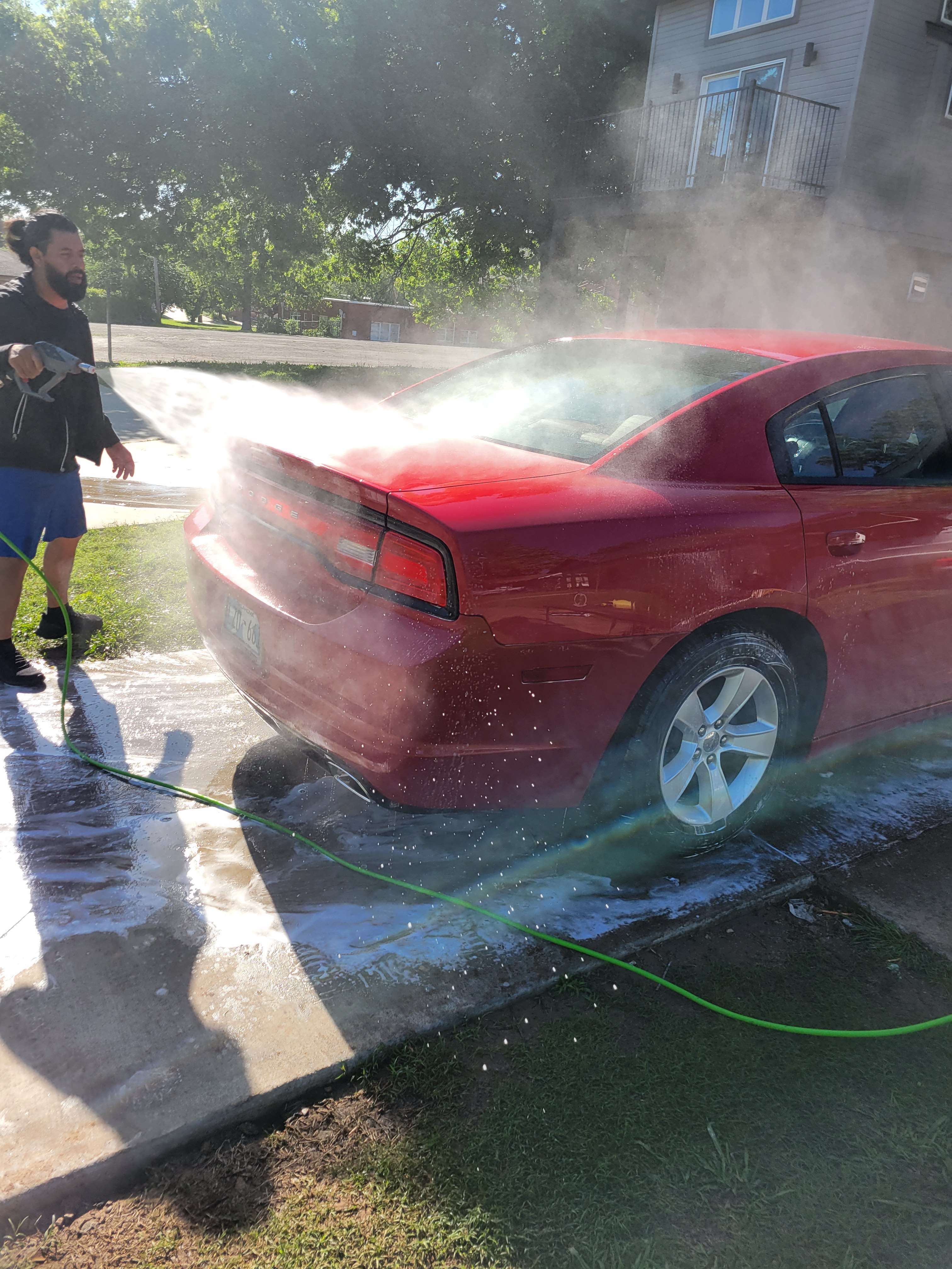 Professional Car Washing Process